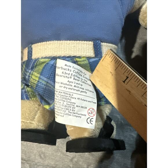 Starbucks Bearista Bear 2007 Preppy Summer Girl & Boy Plush: 62nd, 63rd Editions - Picture 8 of 12